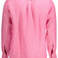 Pink Linen Men Shirt