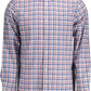 Blue Cotton Men Shirt
