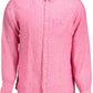 Pink Linen Men Shirt