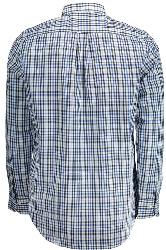 Light Blue Cotton Men Shirt