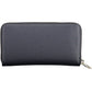 Blue Polyurethane Women Wallet