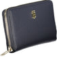 Blue Polyurethane Women Wallet
