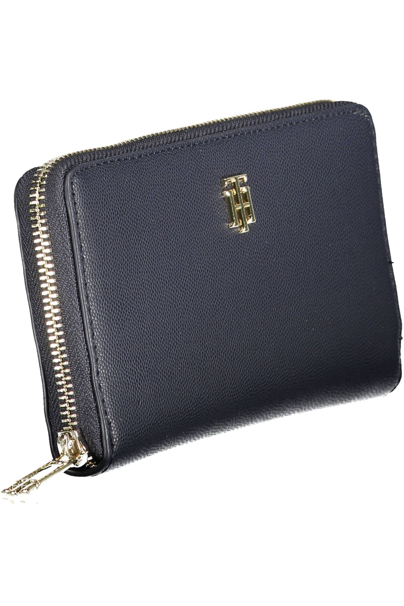 Blue Polyurethane Women Wallet