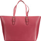 Red Polyurethane Women Handbag