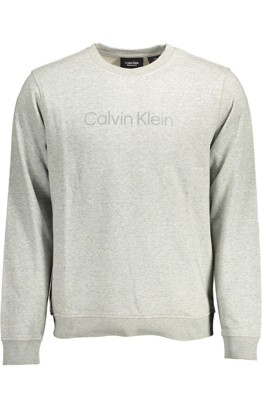 Gray Cotton Men Sweater