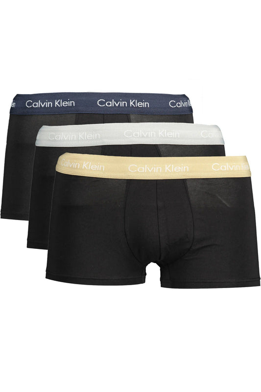 Black Cotton Men's Trunk