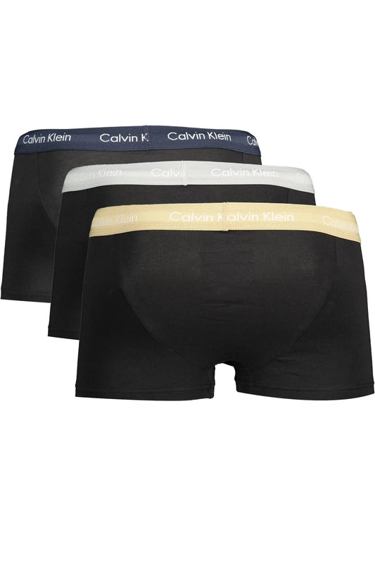 Black Cotton Men's Trunk
