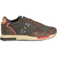 Brown Polyester Men Sneaker