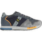 Blue Polyester Men Sneaker