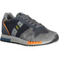 Blue Polyester Men Sneaker