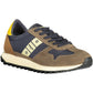 Brown Polyester Men Sneaker