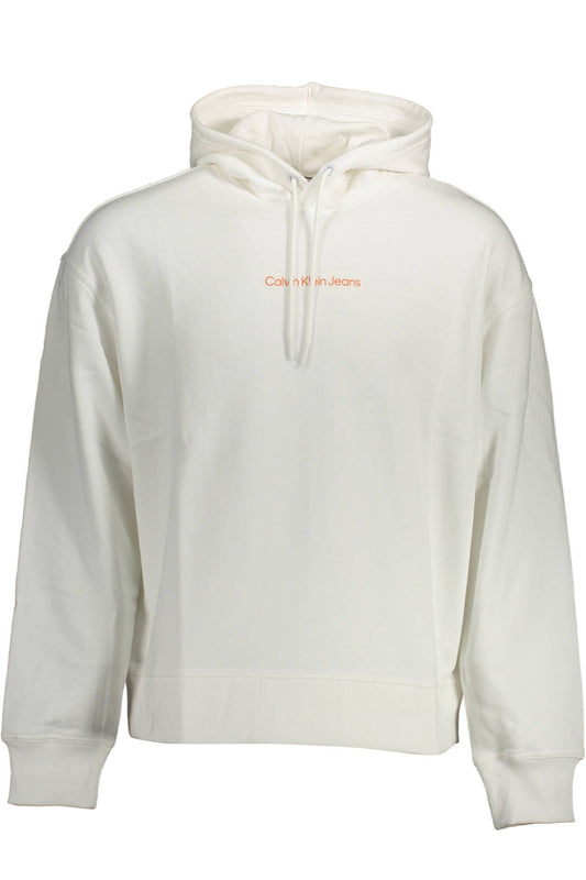 White Cotton Men Sweater