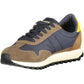 Brown Polyester Men Sneaker