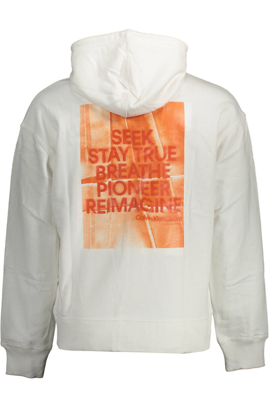 White Cotton Men Sweater