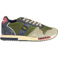 Green Polyester Men Sneaker