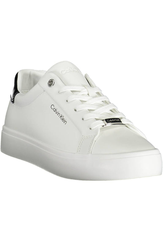 White Leather Women Sneaker
