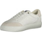 White Polyester Men Sneaker