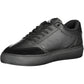 Black Polyester Men Sneaker