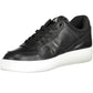 Black Polyester Men Sneaker