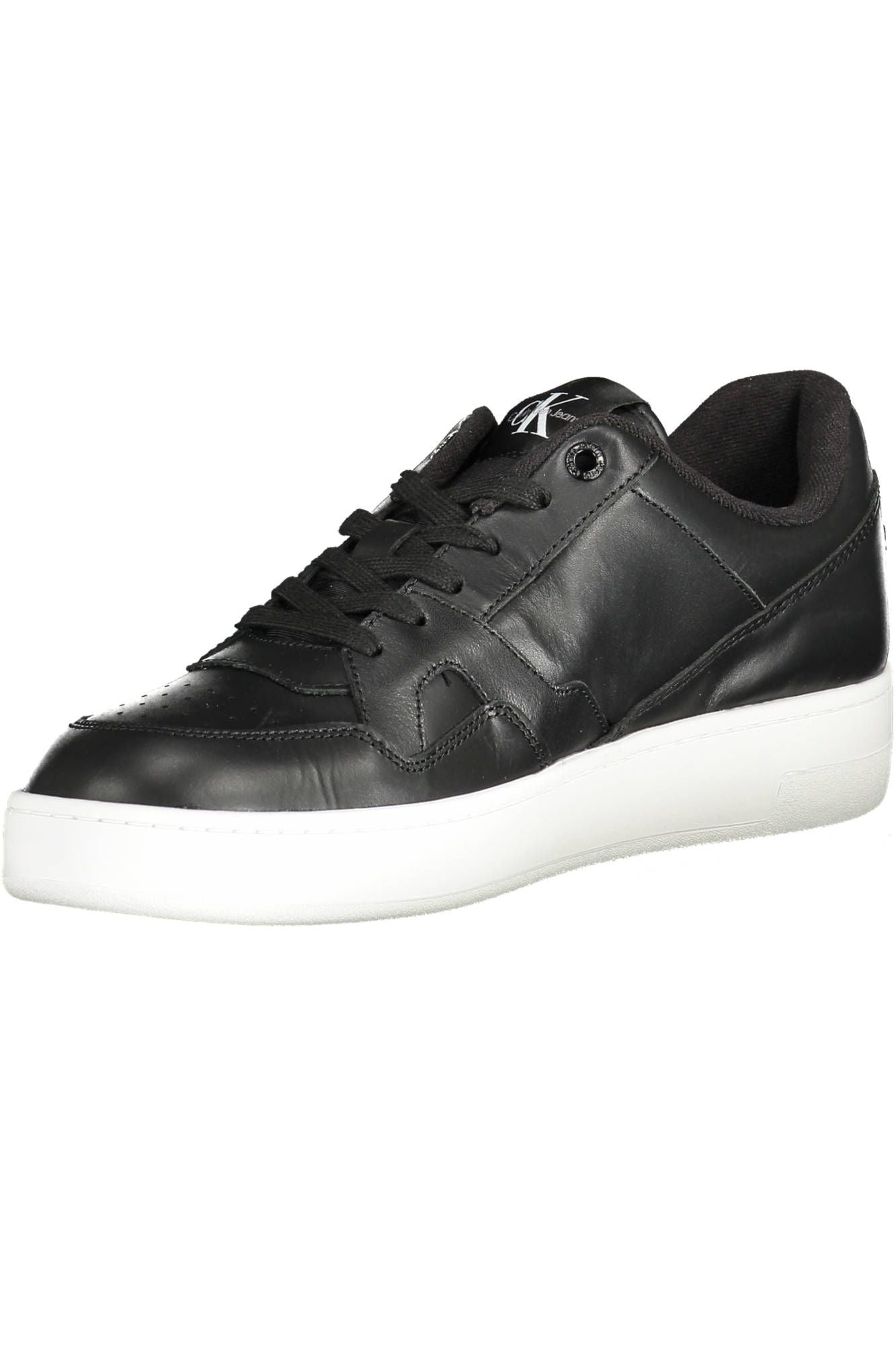 Black Polyester Men Sneaker