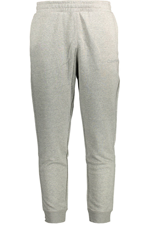 Gray Cotton Men Trouser