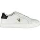 White Nylon Women Sneaker