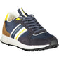 Blue Polyester Men Sneaker