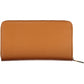 Brown Polyurethane Women Wallet