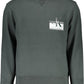 Green Cotton Men Sweater