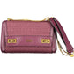 Purple Polyethylene Women Handbag