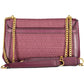 Purple Polyethylene Women Handbag