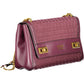 Purple Polyethylene Women Handbag