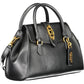 Black Polyurethane Women Handbag