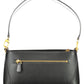 Black Polyurethane Women Handbag