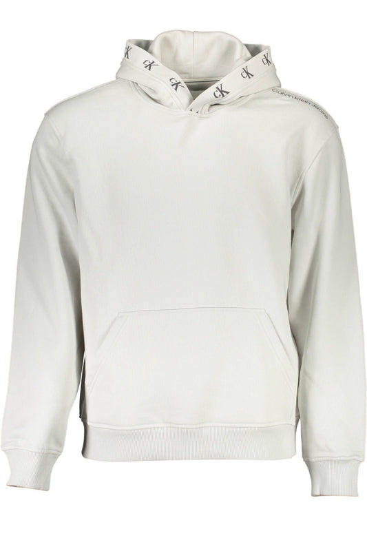 Gray Cotton Men Sweater