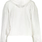 White Cotton Women Sweater