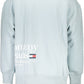 Light Blue Cotton Men Sweater