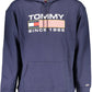 Blue Cotton Men Sweater