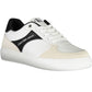 White Polyester Men Sneaker