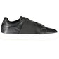Black Leather Women Sneaker