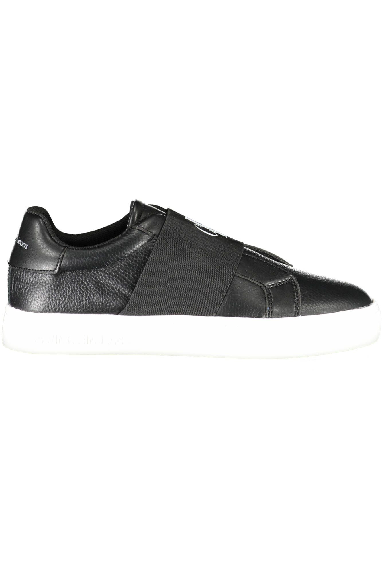 Black Leather Women Sneaker