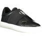 Black Leather Women Sneaker