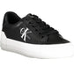 Black Polyester Women Sneaker