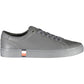 Blue Polyester Men Sneaker