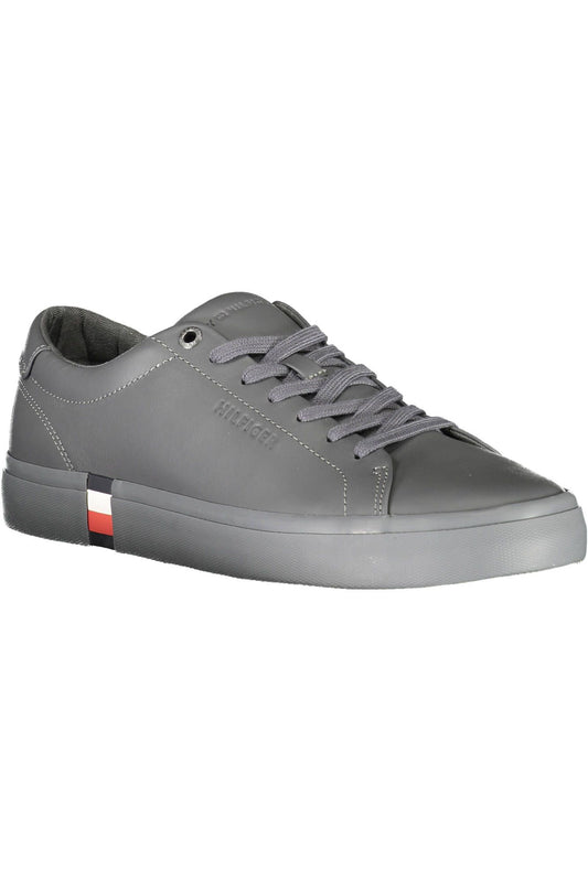 Blue Polyester Men Sneaker