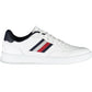 White Polyester Men Sneaker