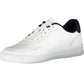 White Polyester Men Sneaker