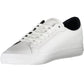 White Polyester Men Sneaker