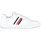White Polyester Men Sneaker