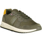 Green Polyester Men Sneaker